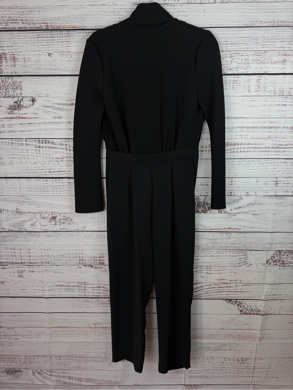 Camilla and Marc Black Wrap Front Belted Jumpsuit XS - Picture 2 of 6